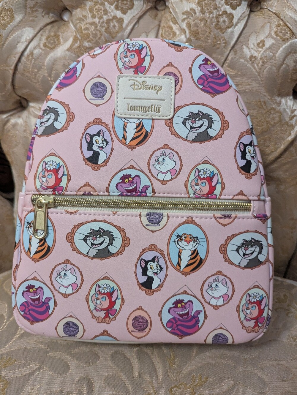Disney Loungefly Cat Portraits AOP Backpack